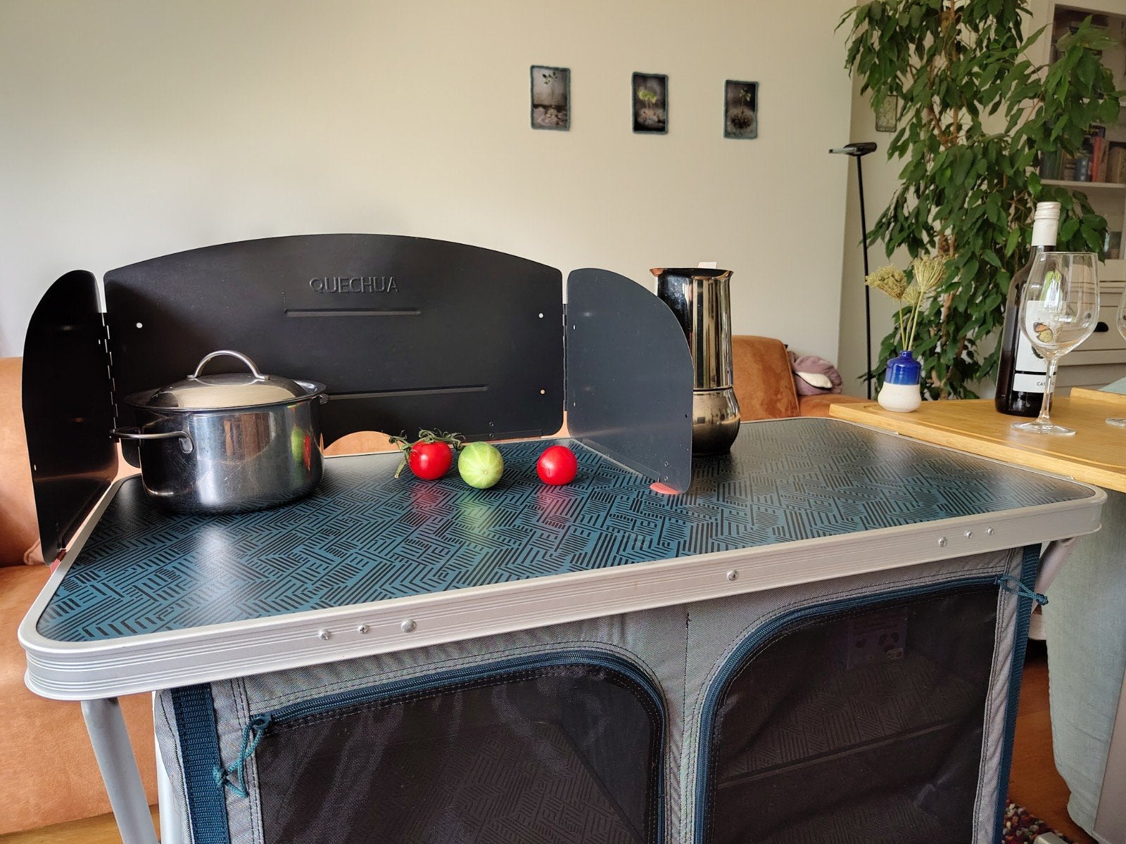 Camping keukenkast met extra, afneembaar werkblad., Ophalen of Verzenden, Zo goed als nieuw, Campingkast
