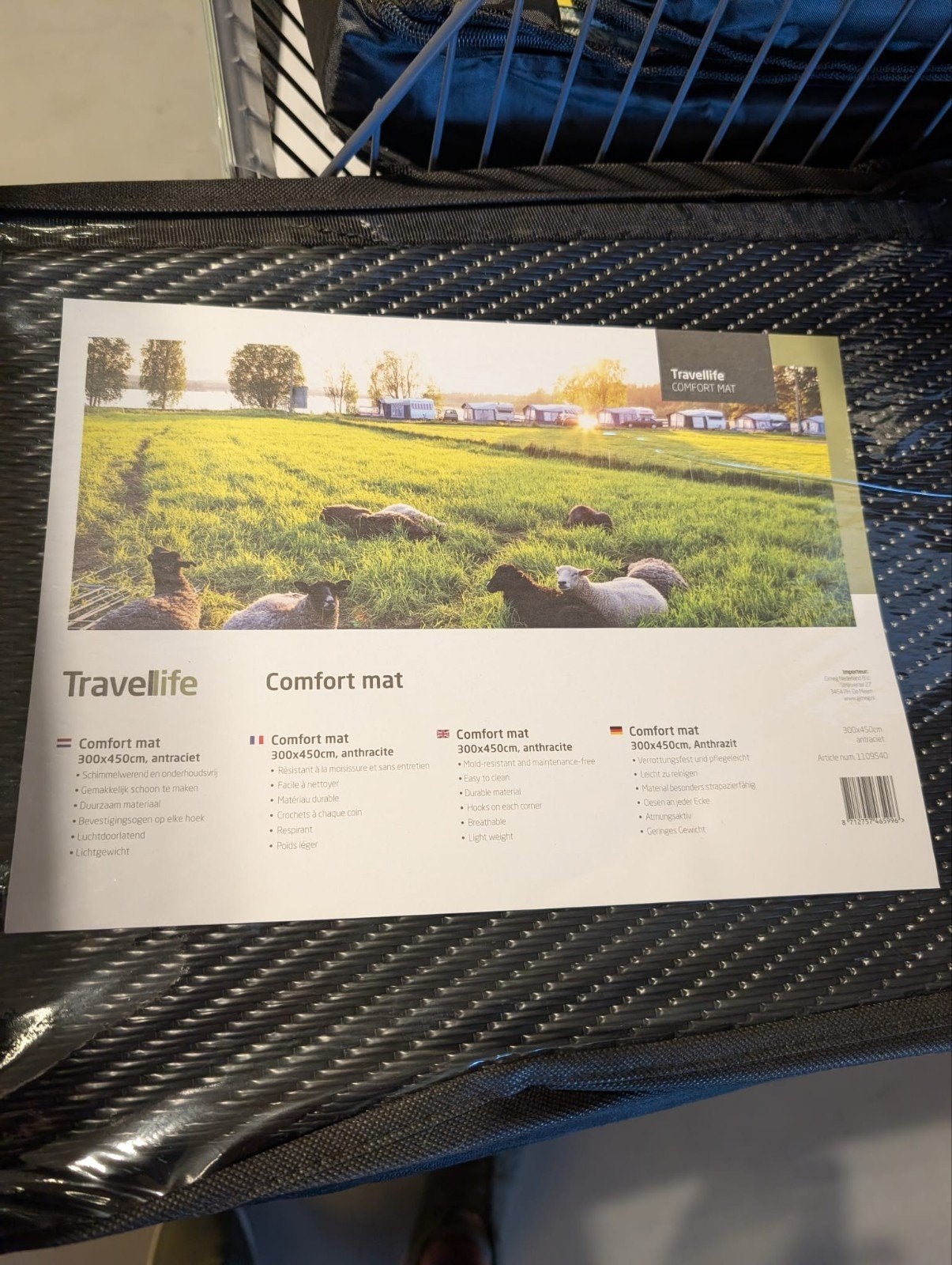 Tent tapijt, Ophalen, Nieuw