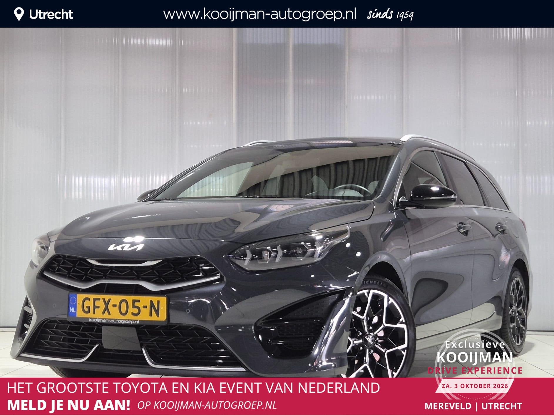 Kia Ceed Sportswagon 1.5 T-GDi GT-Line ,Apple Carplay/Androi, Auto's, Gebruikt, Euro 6, 610 kg, Origineel Nederlands