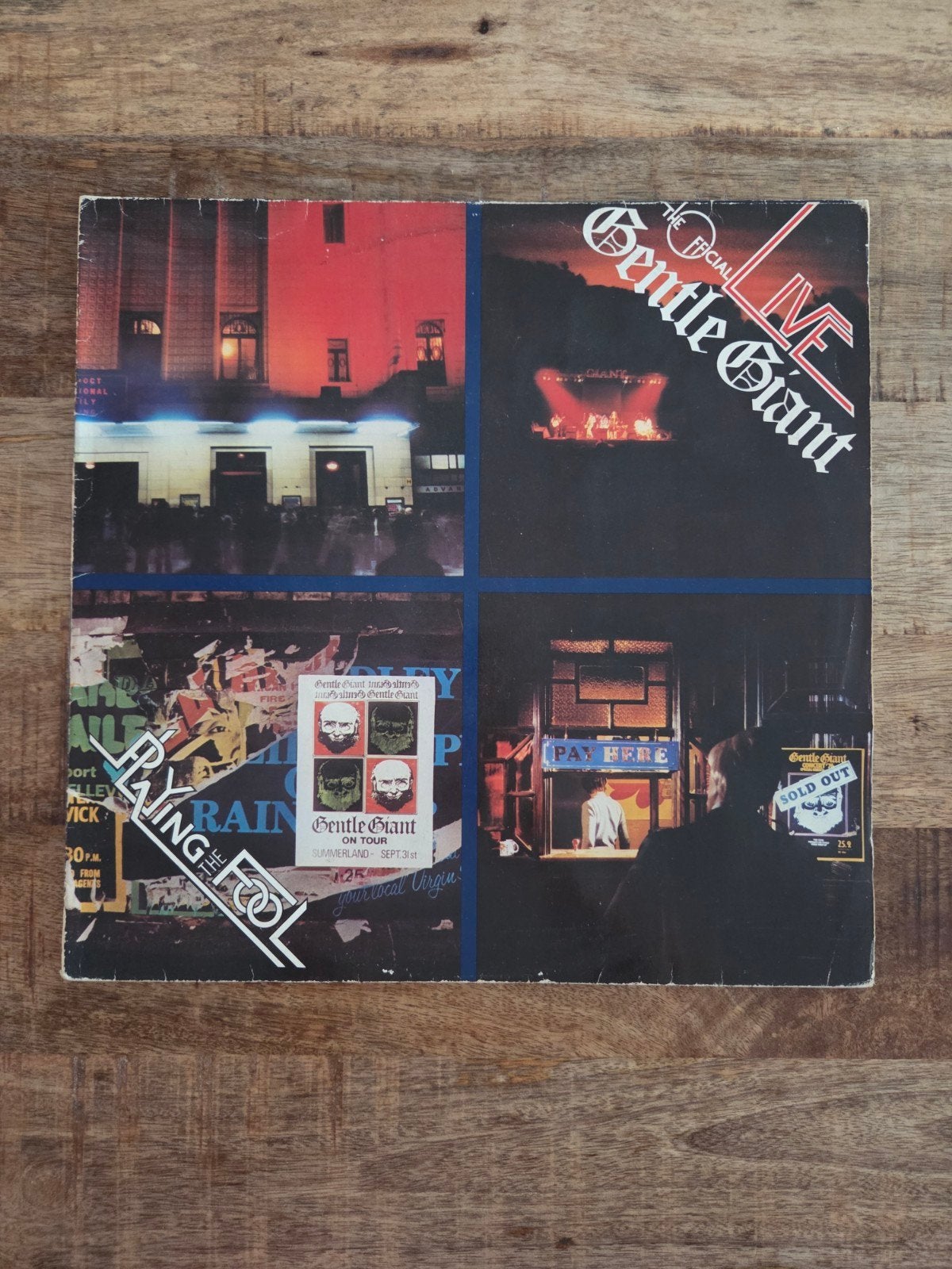 Dubbel lp Gentle Giant Playing The Fool, Ophalen of Verzenden