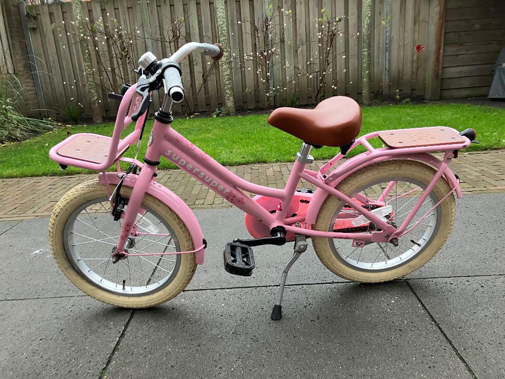 Meisjes fiets, Ophalen, Zo goed als nieuw, 16 inch