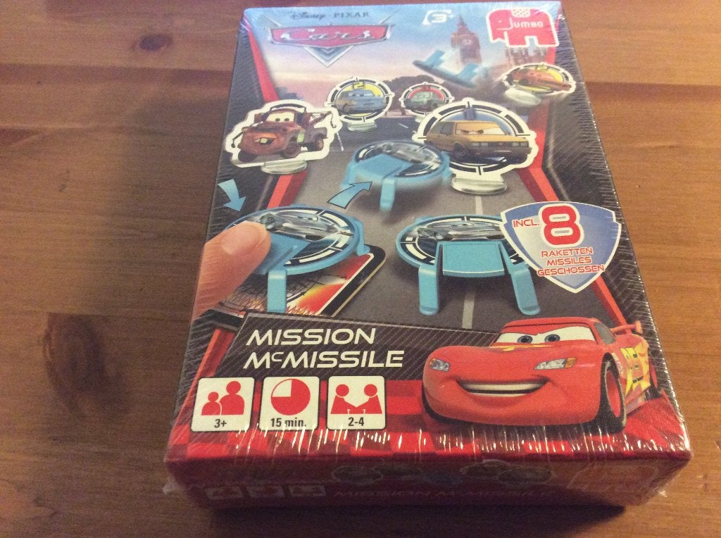 Cars Mission McMissile - Spel van Jumbo. Nieuw in folie, Een of twee spelers, Ophalen of Verzenden, Nieuw, Jumbo