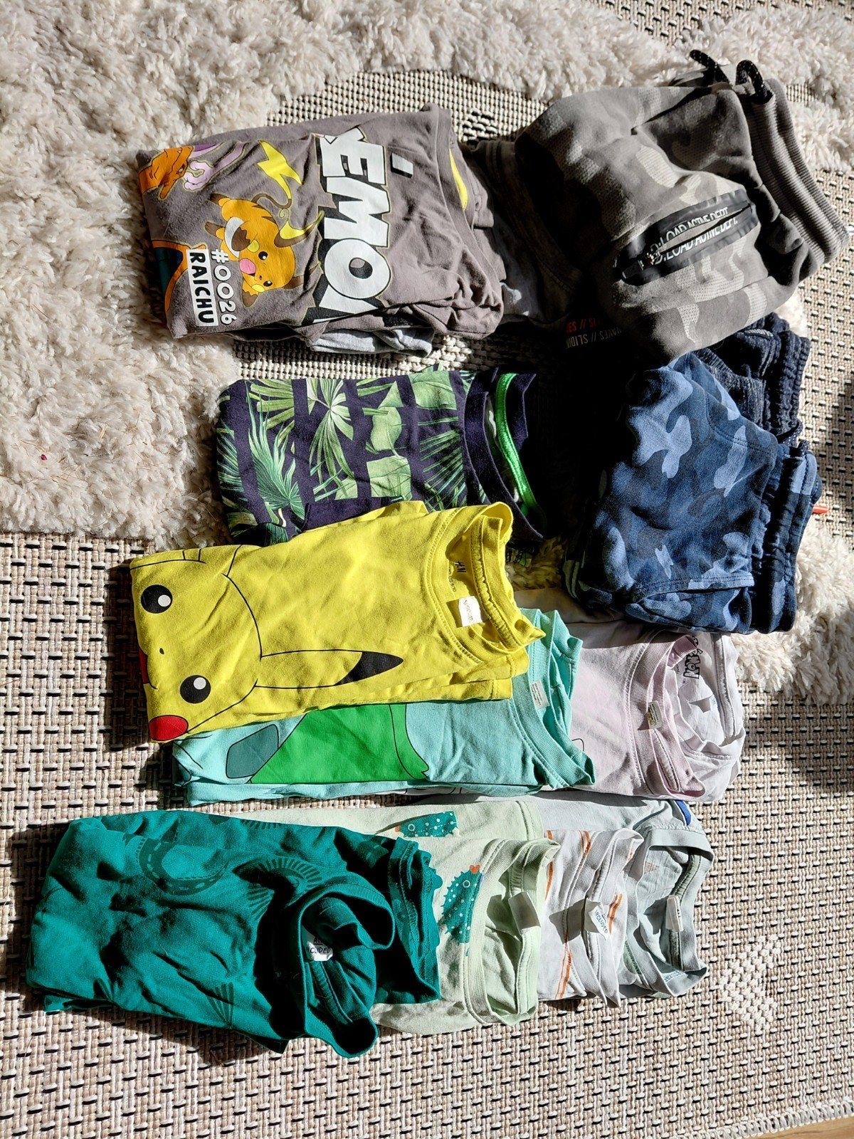 Jongenskleding T-shirts en broeken (134/140), Ophalen of Verzenden, Gebruikt, H&M, Hema, C&A, Jongen
