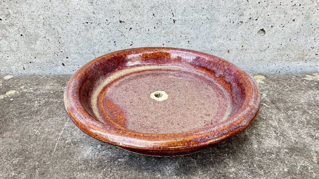 Bonsai schaal pot Ø15,5x2,5cm (4*), Ophalen of Verzenden, Zo goed als nieuw, Overige vormen, Aardewerk