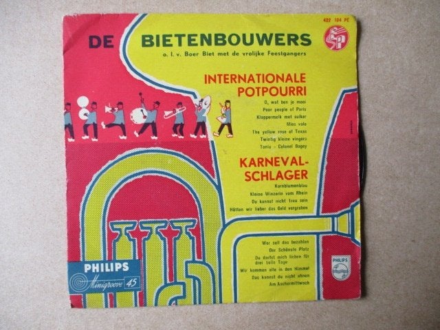 s0075 bietenbouwers - internationale potpourri, Cd's en Dvd's, Ophalen, Gebruikt, 7 inch, Overige genres