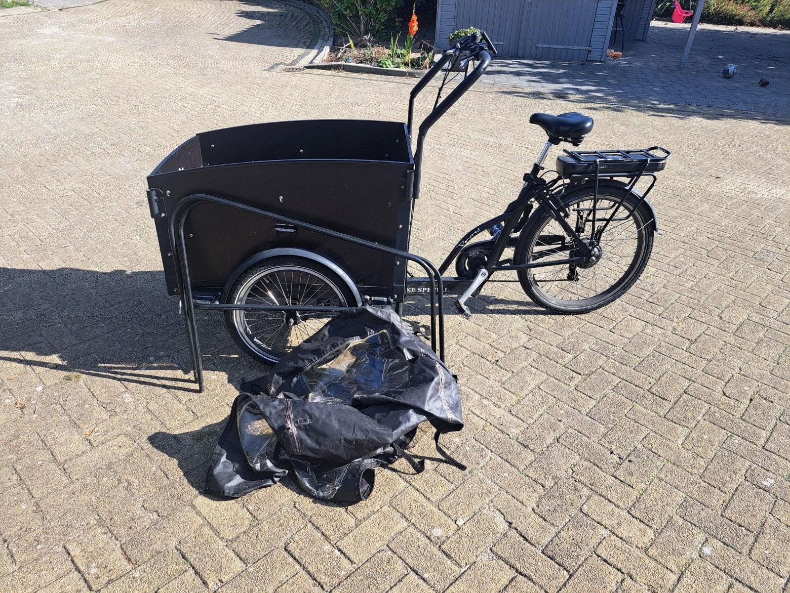 Troy bakfiets opknapper, 4 kinderen of meer, Gebruikt, Elektrisch, Ophalen