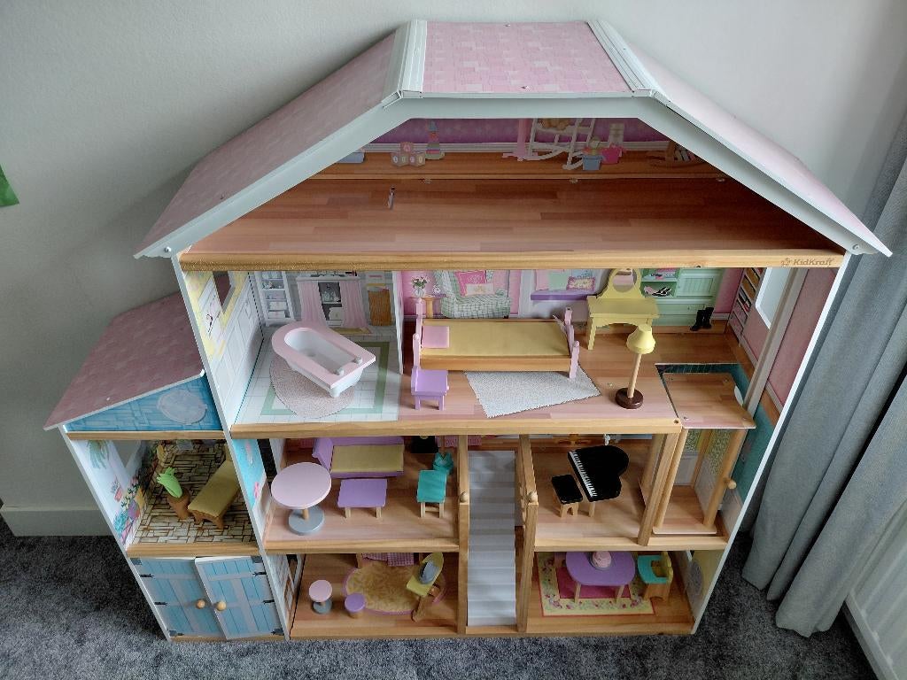 KidKraft Poppenhuis, Kinderen en Baby's, Speelgoed | Poppenhuizen, Ophalen, Gebruikt, Poppenhuis