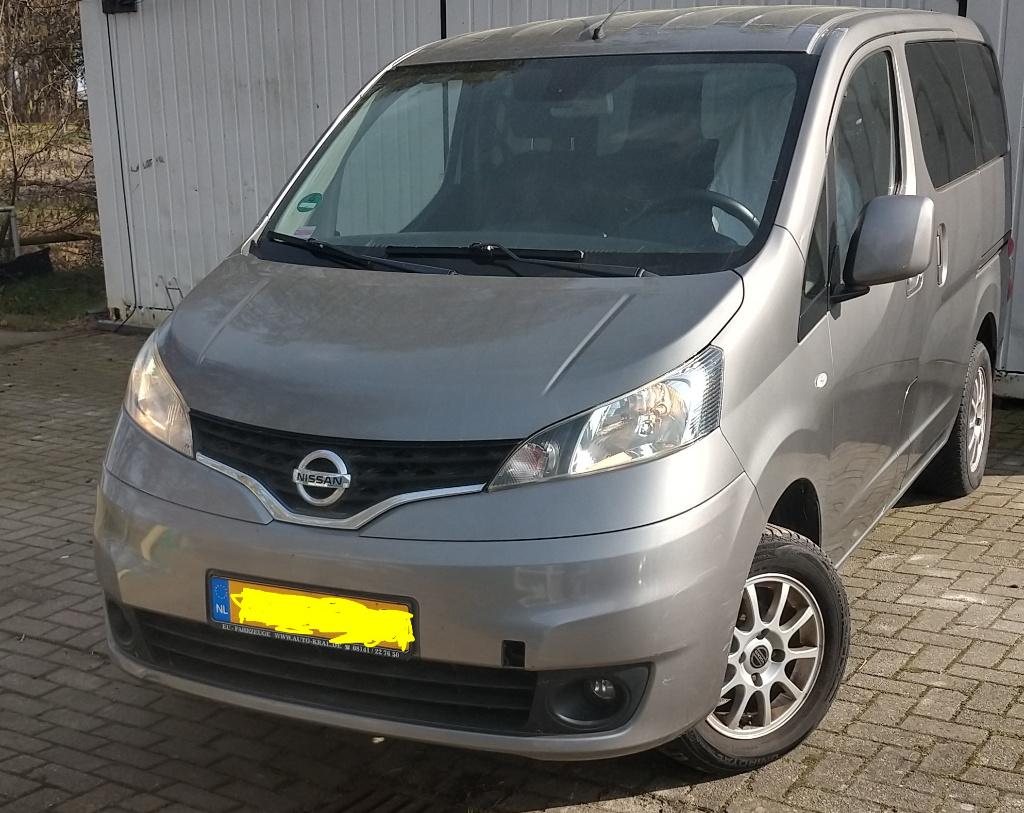 Nissan NV200 Evalia 1.6 LPG 7-pers. | €1,- per pas. per100km, Ophalen, Gebruikt, Auto
