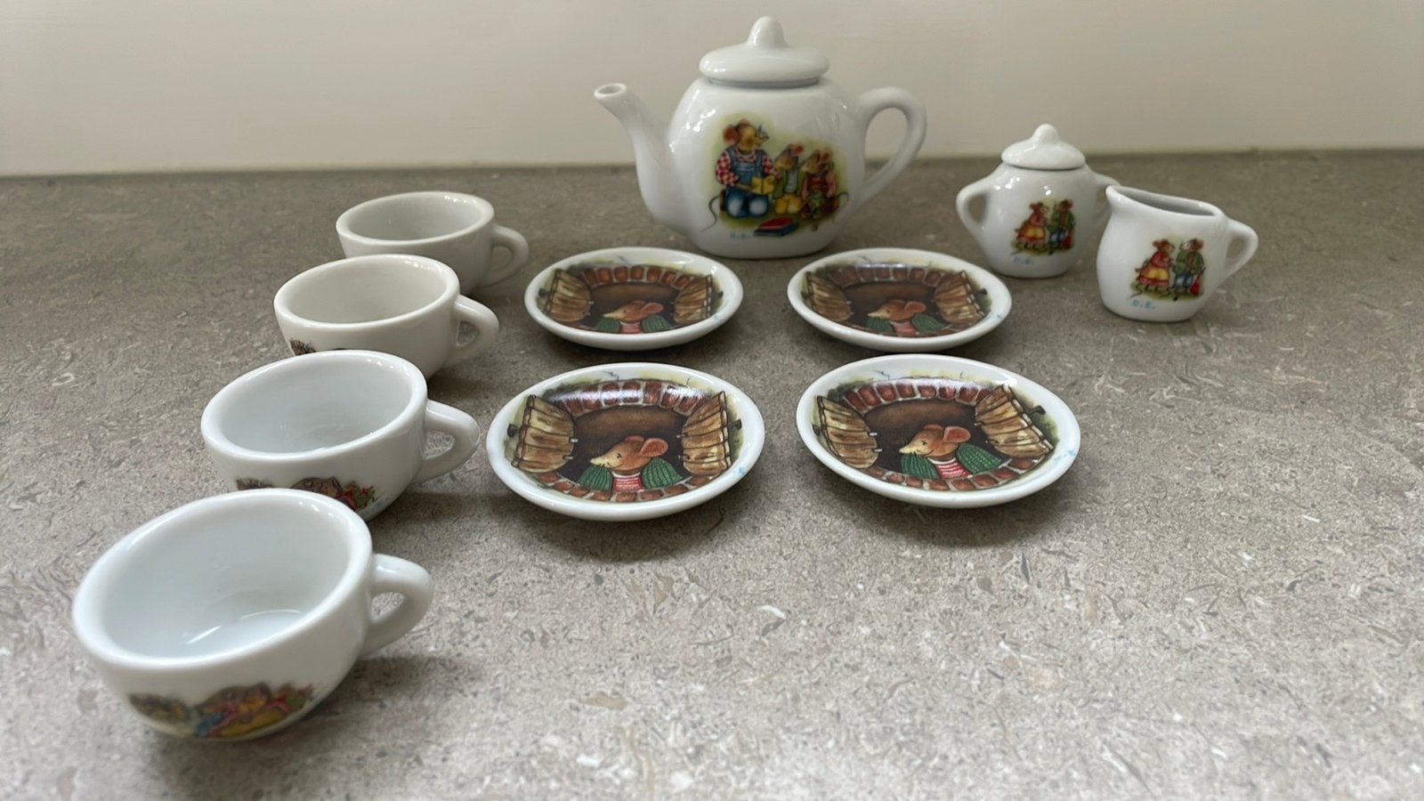 Douwe Egberts mini thee servies, Ophalen of Verzenden