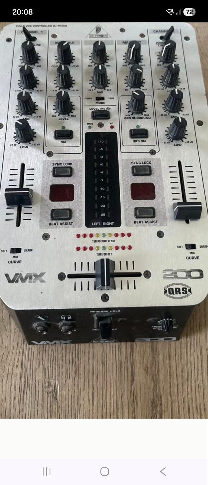 Behringer VMX200 QRS DJ Mixer - Ideaal voor beginners, Ophalen of Verzenden
