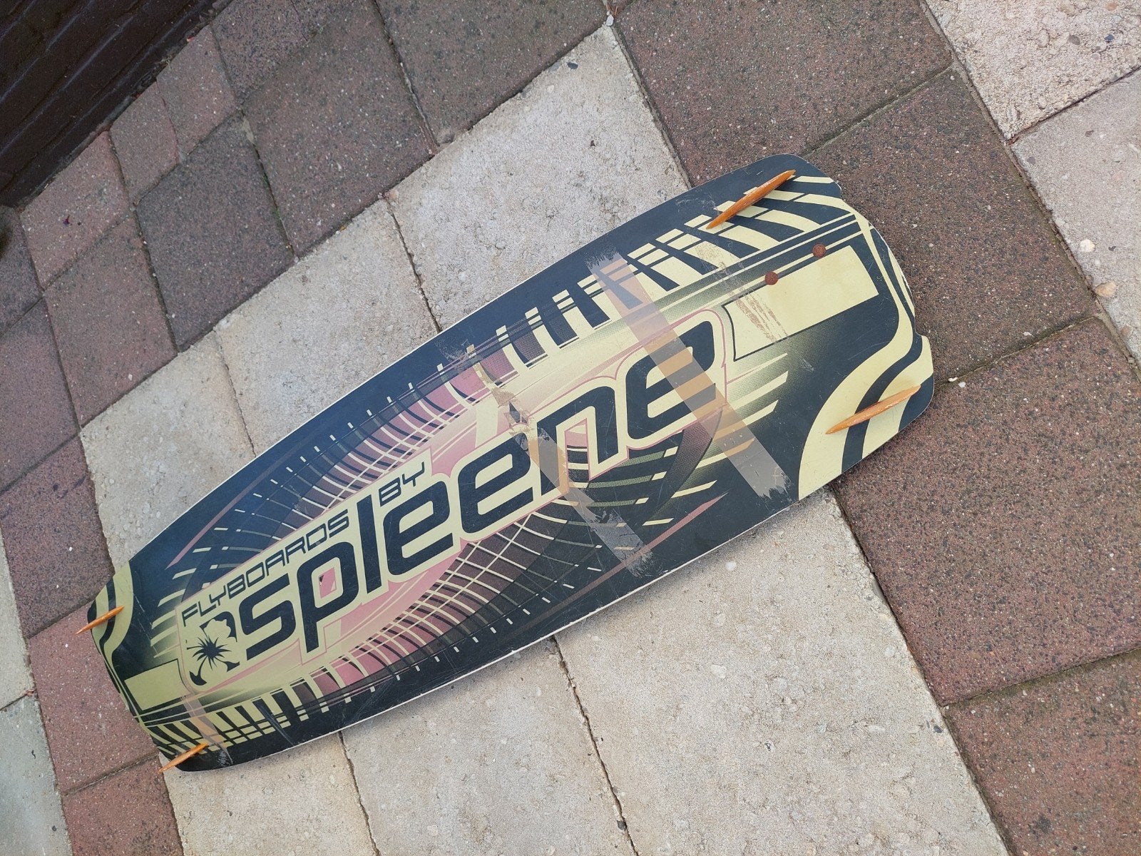 Spleene Kitesurf Twintip Board met Bindingen, Gebruikt, Twintip, Kiteboard, Ophalen of Verzenden
