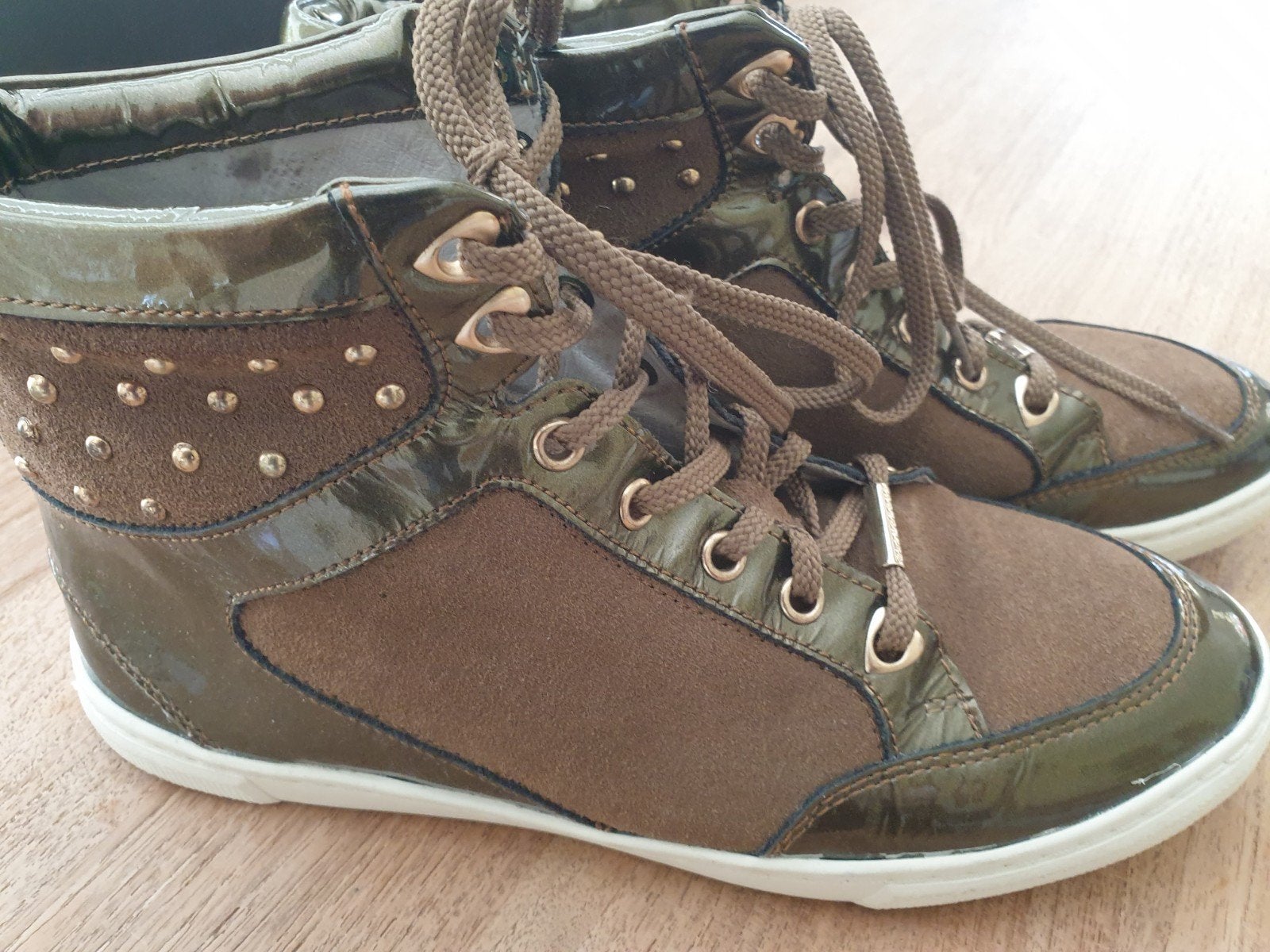 Glamorous hoge sneakers in maat 38., Ophalen of Verzenden, Zo goed als nieuw, Sneakers of Gympen
