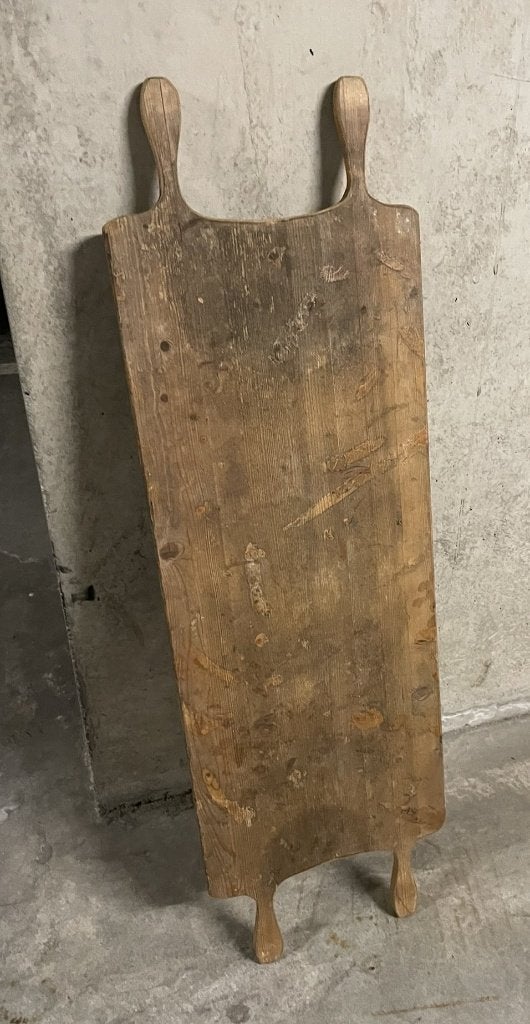 Te koop gebruikte houten draag kaasplank., Ophalen, Gebruikt, Hout, Snij-/serveerplank