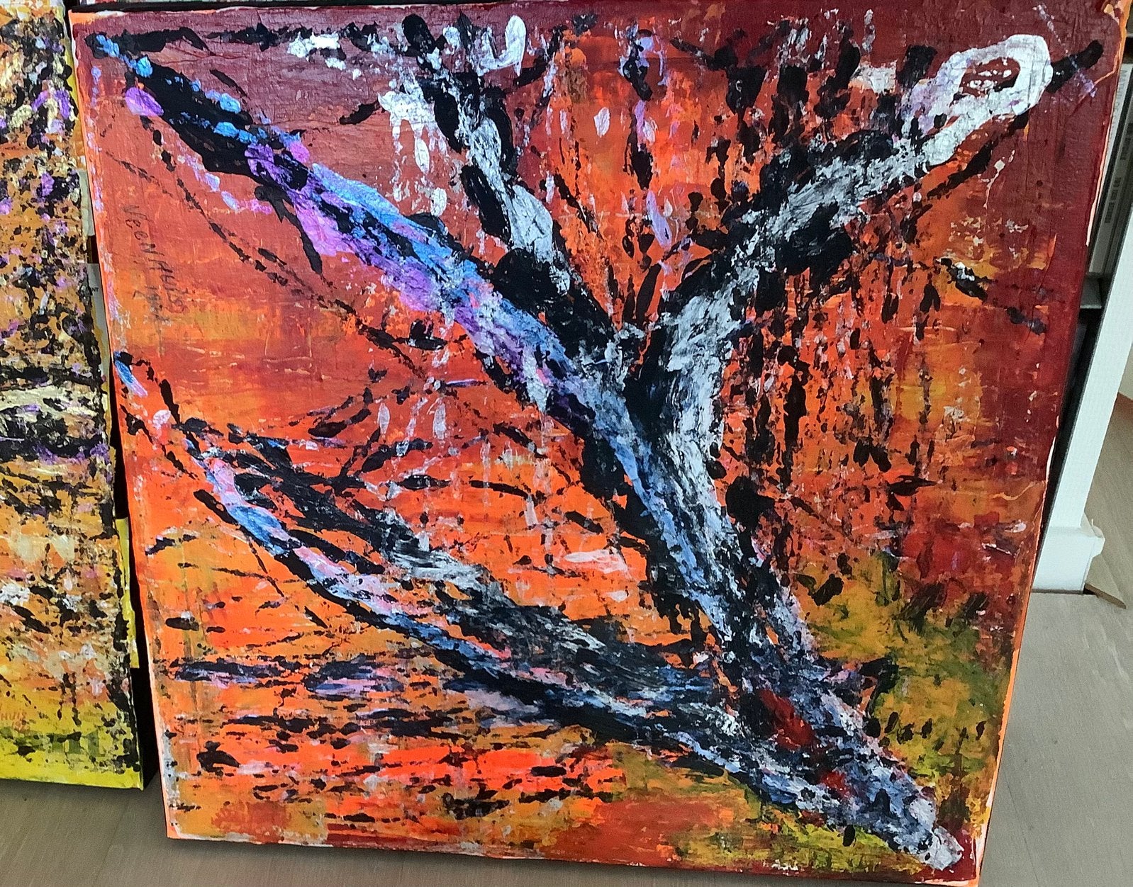 Moderne kunst, abstract, Overige materialen, Abstract, Ophalen, Overige typen