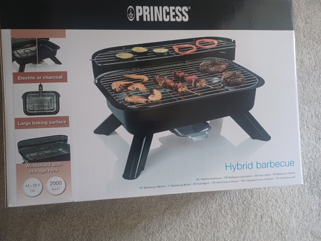 Hybride barbecue - Princess, Tuin en Terras, Ophalen of Verzenden, Nieuw, Princess