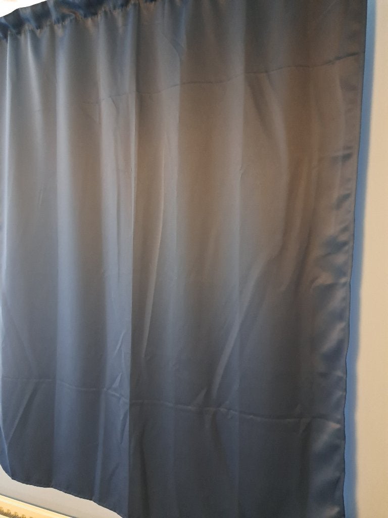Curtains, Verzenden, Nieuw, Blauw