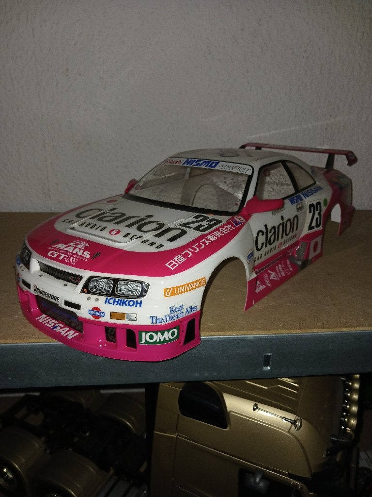 Tamiya 1:10 clarion gtr body, Ophalen of Verzenden, Onderdeel