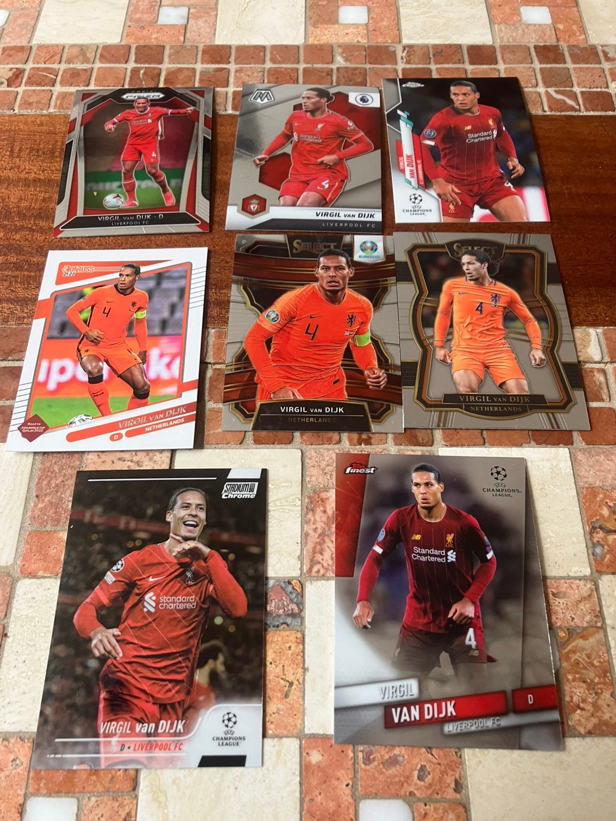 Virgil van dijk liverpool oranje panini, Ophalen of Verzenden, Zo goed als nieuw, Buitenlandse clubs, Poster, Plaatje of Sticker