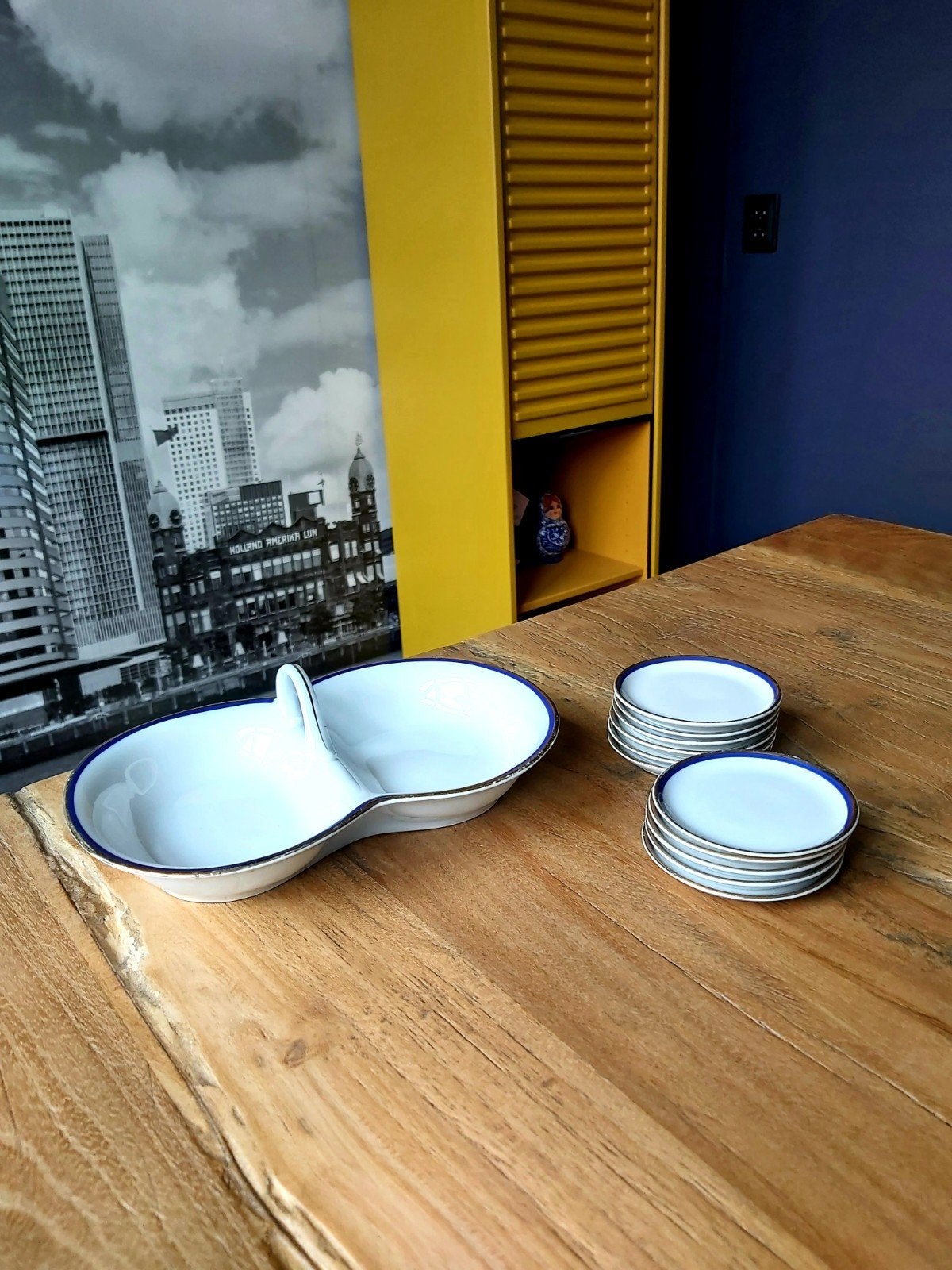 Bonbon serveer set, Ophalen of Verzenden, Porselein, Overige stijlen, Bord(en)