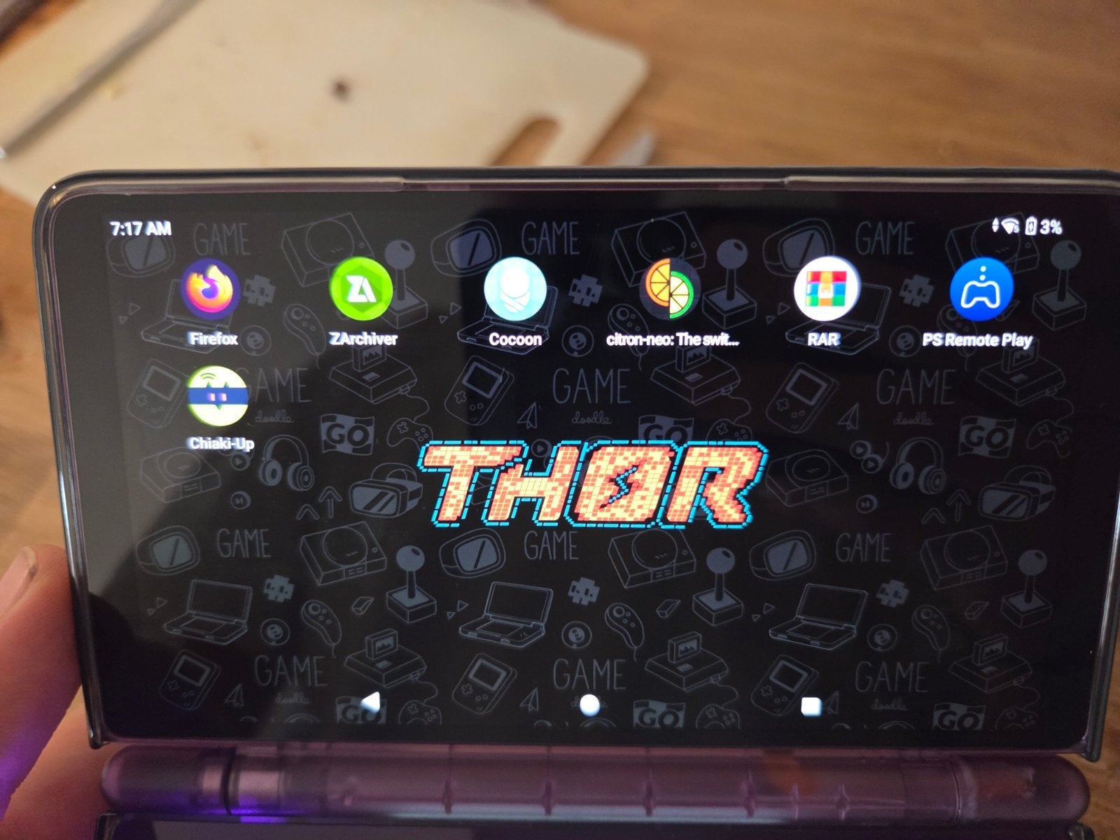 AYN Thor Pro 256GB 12GB RAM - Zo goed als nieuw, Spelcomputers en Games, Spelcomputers | Overige, Ophalen of Verzenden, AYN, Nieuw