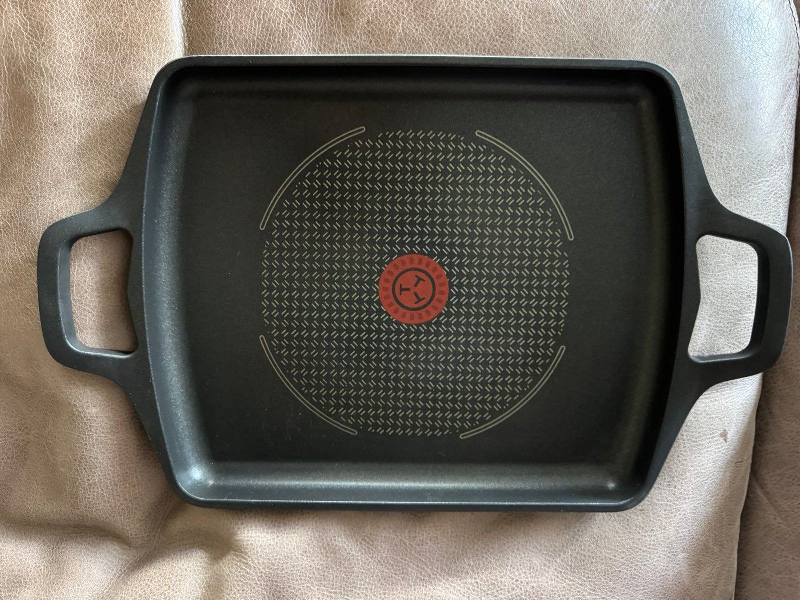 Tefal Aroma E21598 Plancha (26x32 cm), Ophalen of Verzenden, Zo goed als nieuw, Aluminium, Tefal