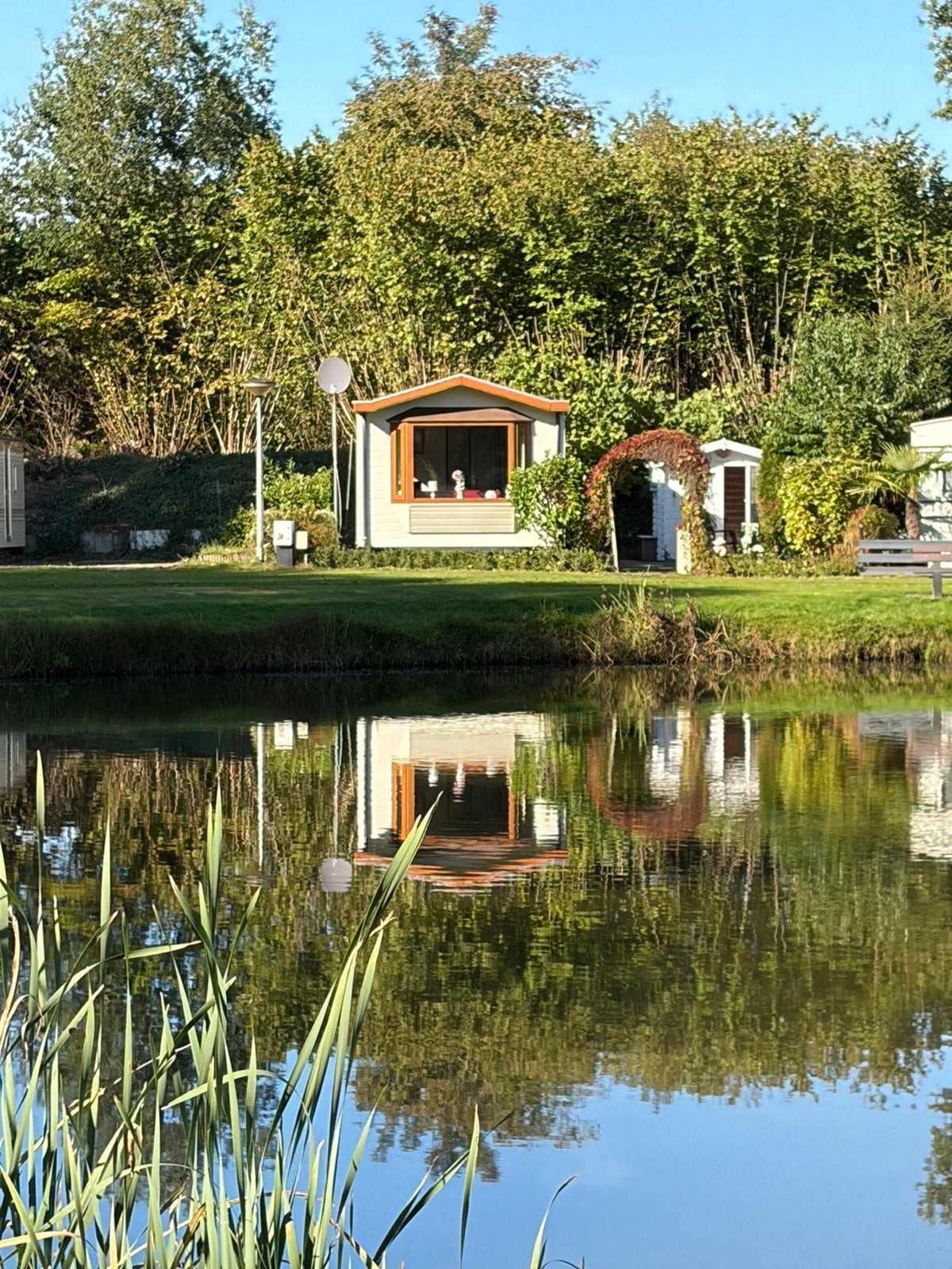 Prachtig onderhouden Chalet Gritter rustige camping Ommen, Tot en met 4