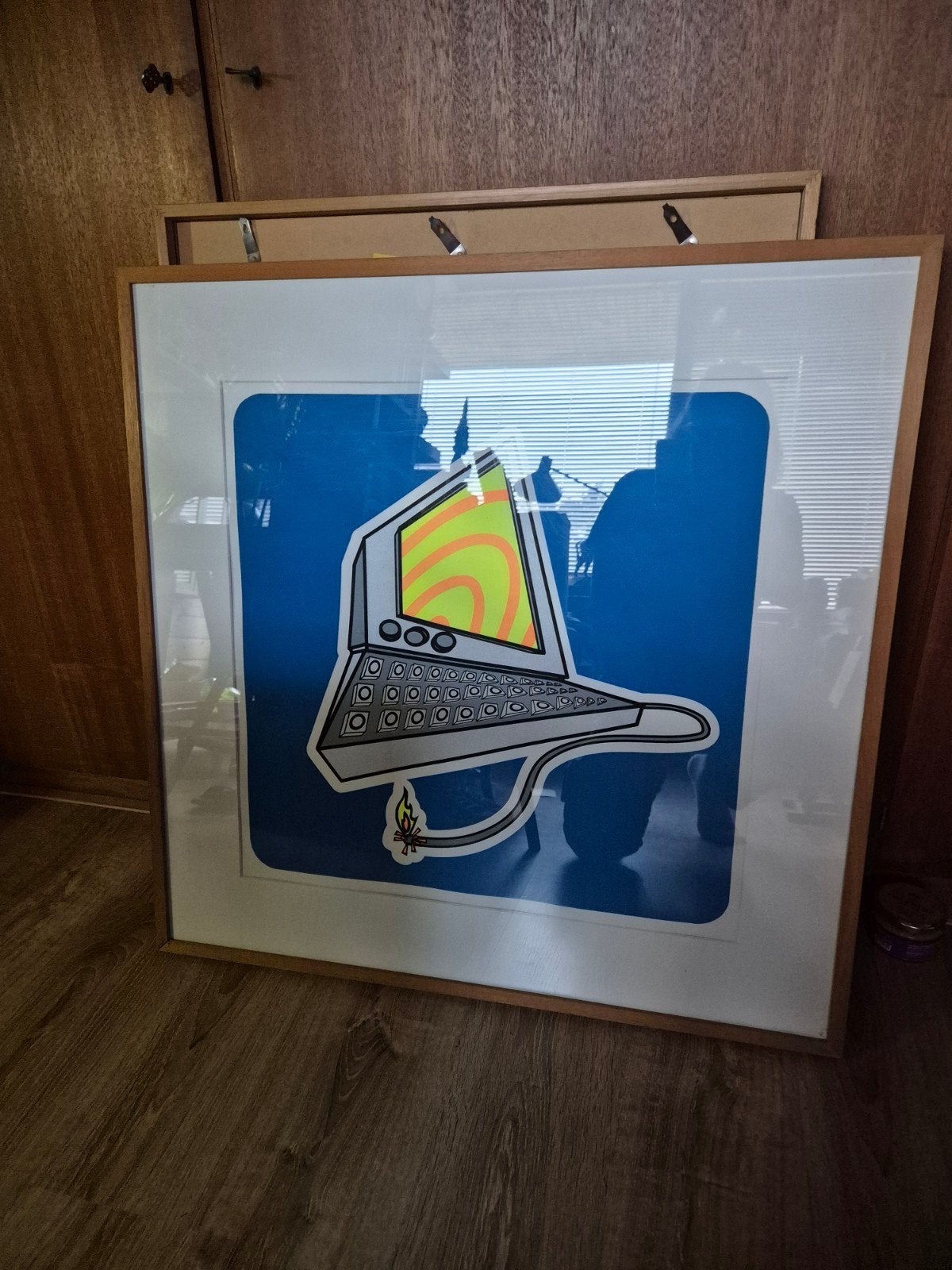 Unieke Zeefdruk "Z.T.P.C." van Ottographe - Computer Kunst, Ophalen of Verzenden