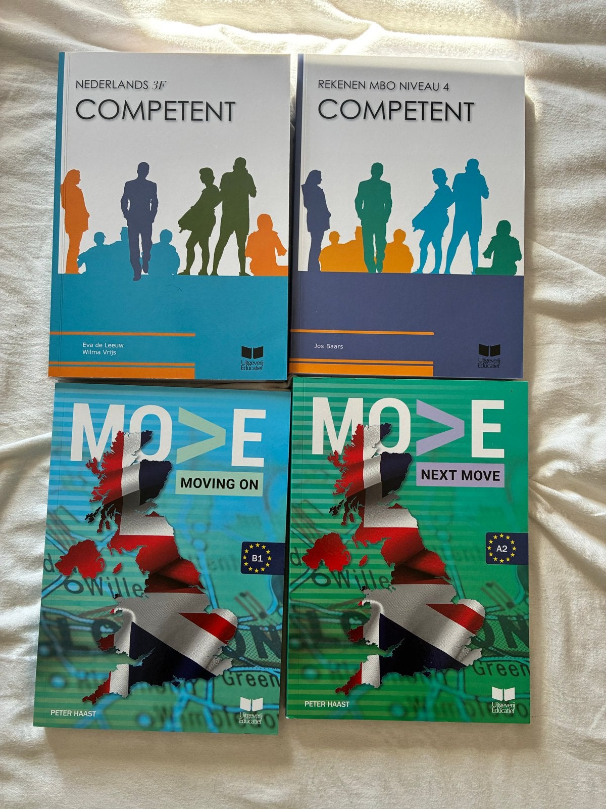 MBO Boeken: Nederlands 3F, Rekenen MBO 4, Engels (4 boeken), Ophalen of Verzenden, Nieuw, MBO