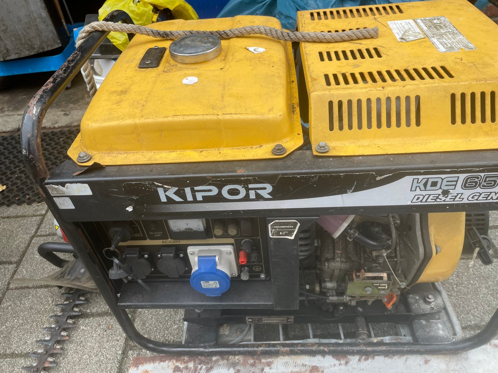 Kipor aggregaat diesel, Ophalen, Gebruikt, Elektrisch startend, Dieselolie