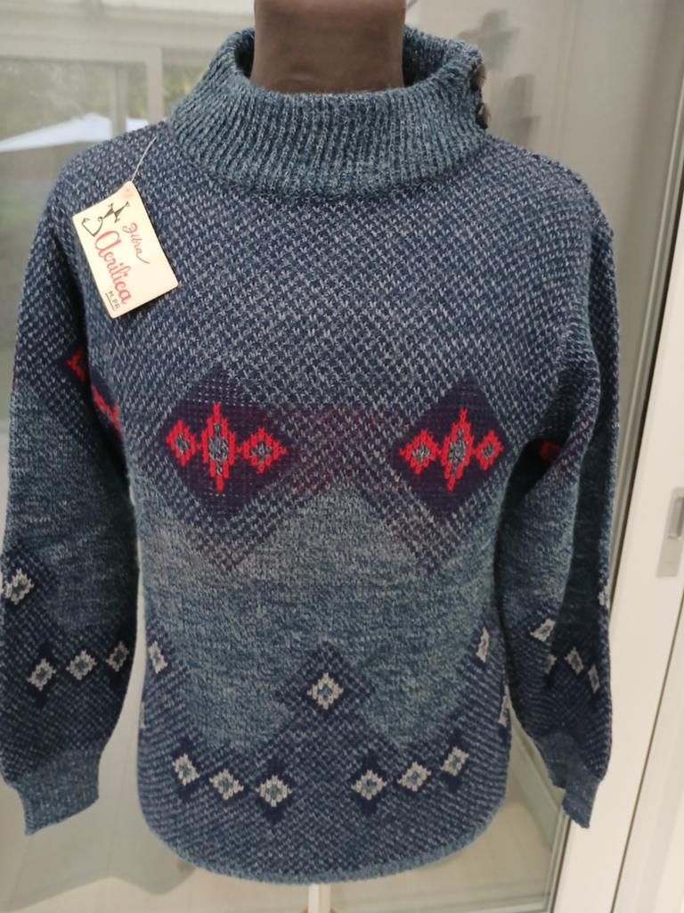 Jibra Acrilica nieuwe Blauwe Coltrui Maat 48, Blauw, Ophalen of Verzenden, Gedragen, Maat 46/48 (XL) of groter