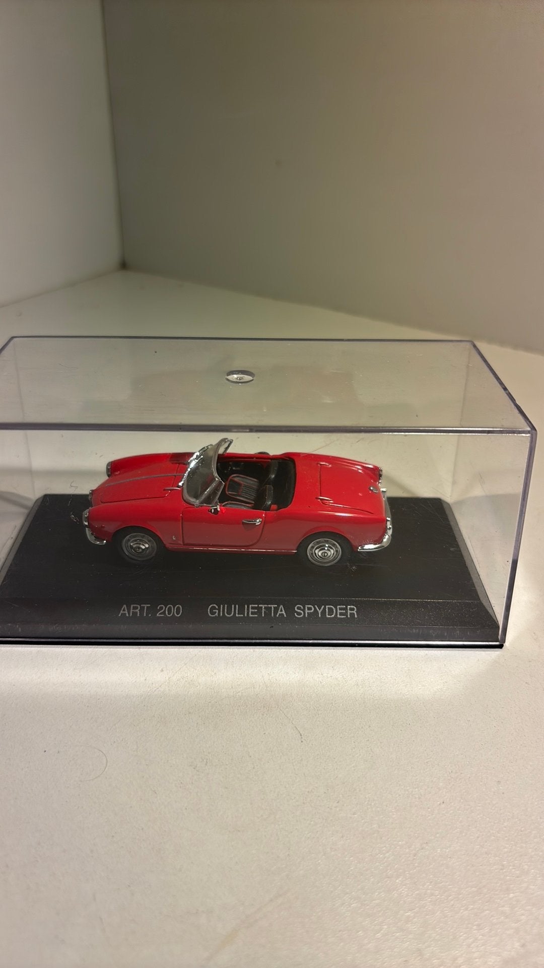Alfa romeo giulietta spyder detailscars 1.43, Hobby en Vrije tijd, Overige merken, Auto, Ophalen of Verzenden, A