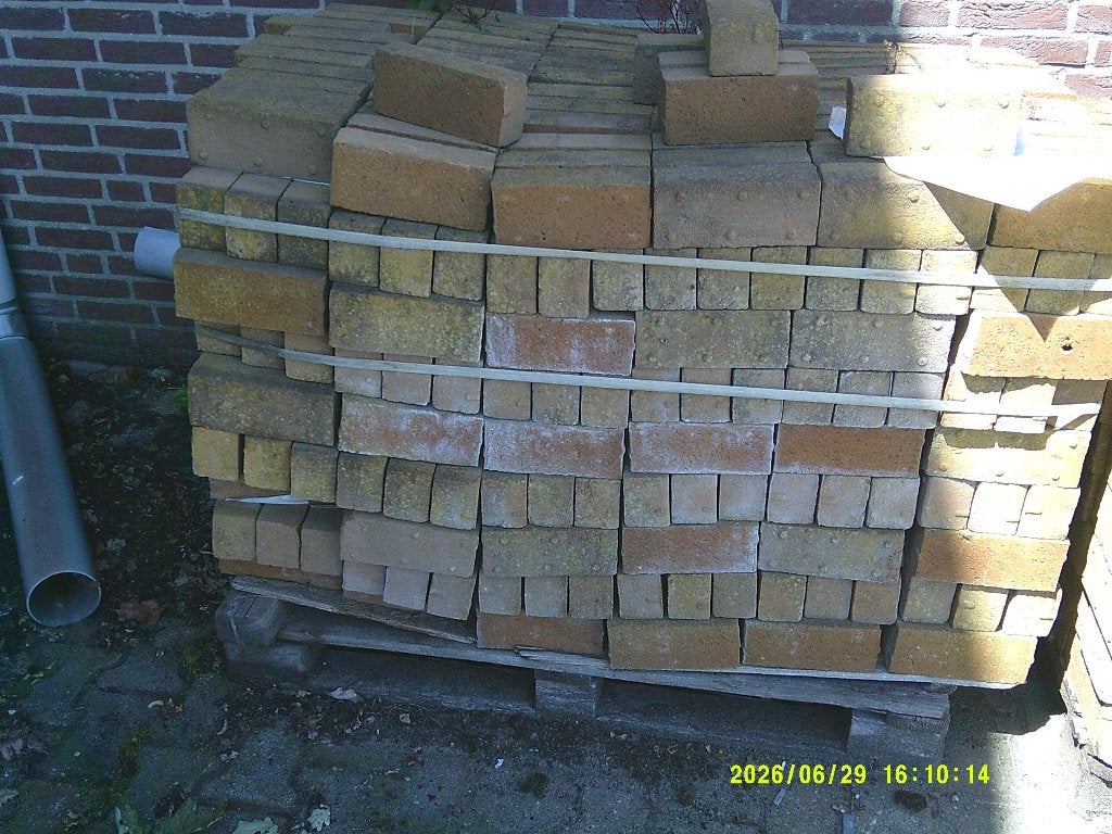 Betonklinkers klinkers, straatstenen., Tuin en Terras, Tegels en Klinkers, Ophalen, Klinkers, Zo goed als nieuw, 10 m² of meer
