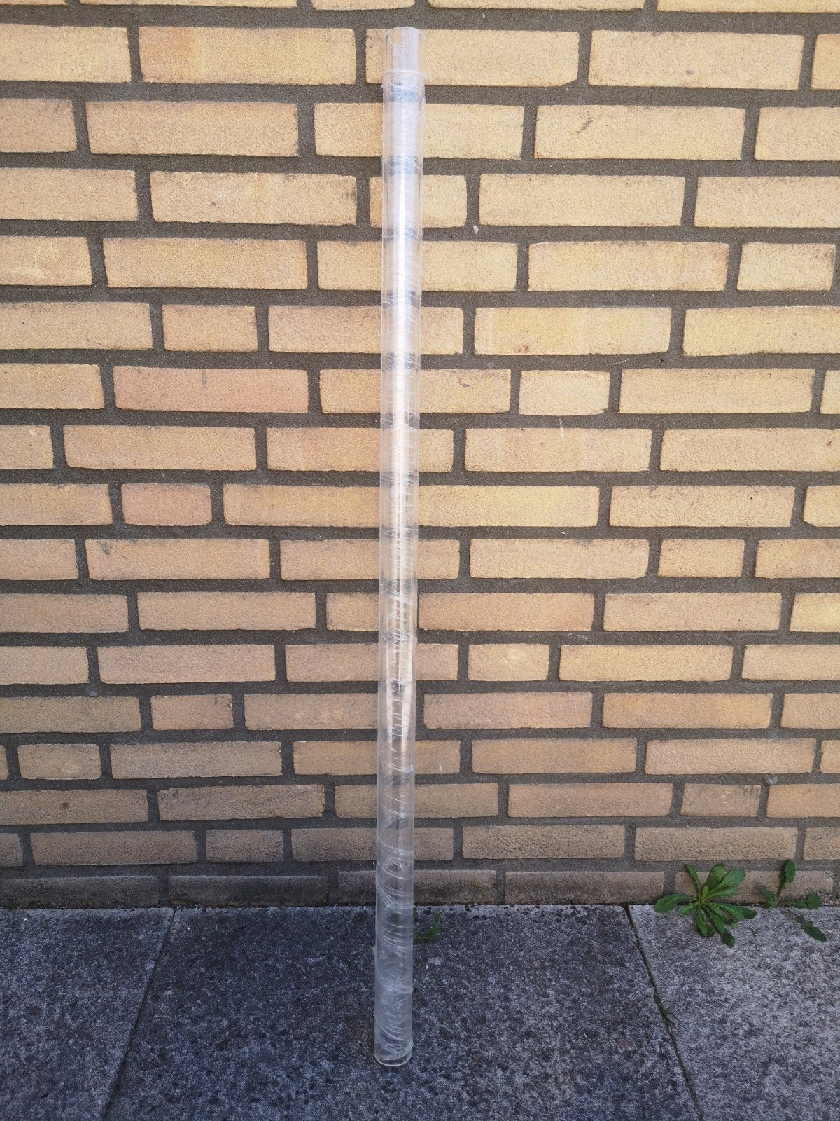 Transparante kunststof buis - 104,5 cm x Ø 4 cm, Ophalen, Pvc, Nieuw, Minder dan 2 meter