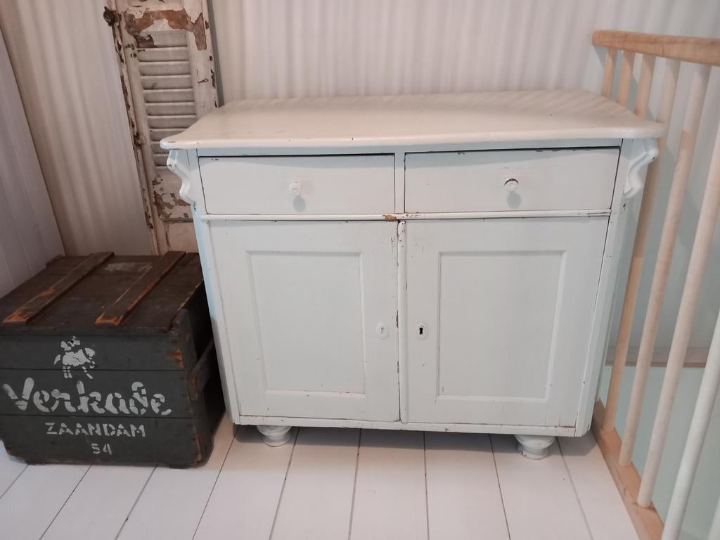 Antiek, vintage kastje / kast / meidenkast, Ophalen, Gebruikt, 50 tot 70 cm, 100 cm of meer