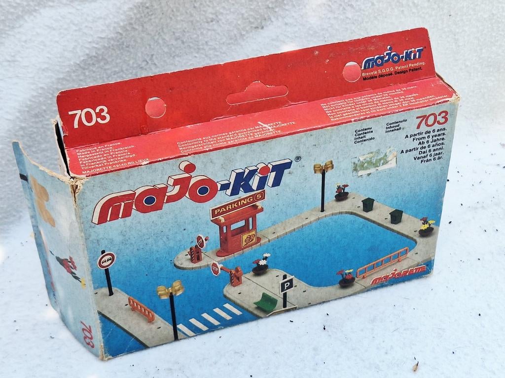 Vintage Majorette Majo-Kit Parking 703 Speelset, Ophalen of Verzenden, Gebruikt, Majorette
