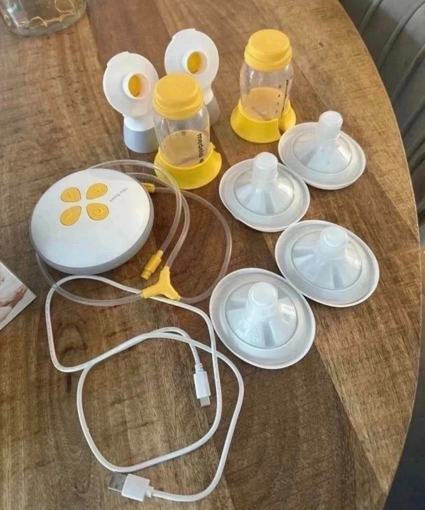 Elektrische dubbelzijdige borstkolf Medela swing maxi, Ophalen of Verzenden, Zo goed als nieuw, Borstkolf