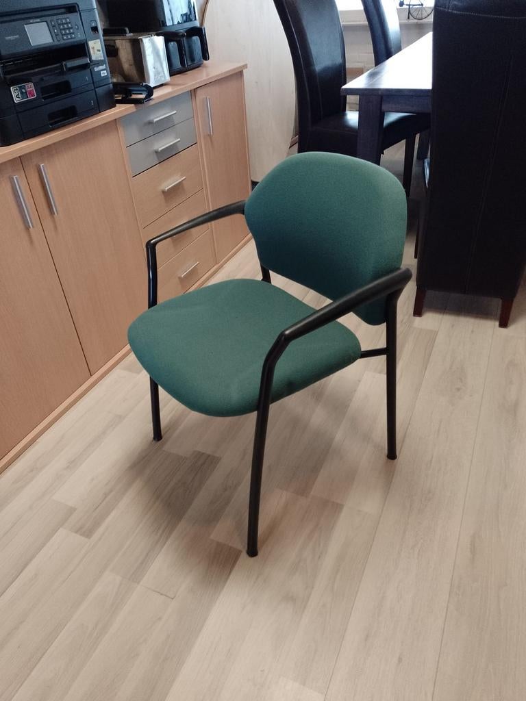 20 groene stoelen met armleuningen, Huis en Inrichting, Stoelen, Ophalen of Verzenden