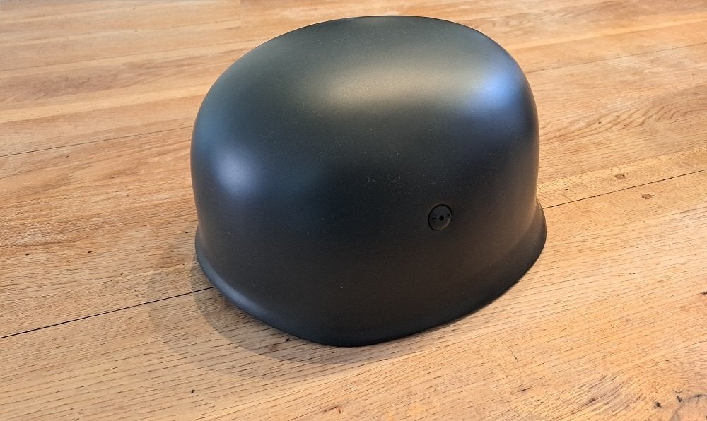 Duitse Fallschirmjager M38 Helm Luftwaffe, Verzamelen, Verzenden, Luchtmacht, Duitsland, Helm of Baret