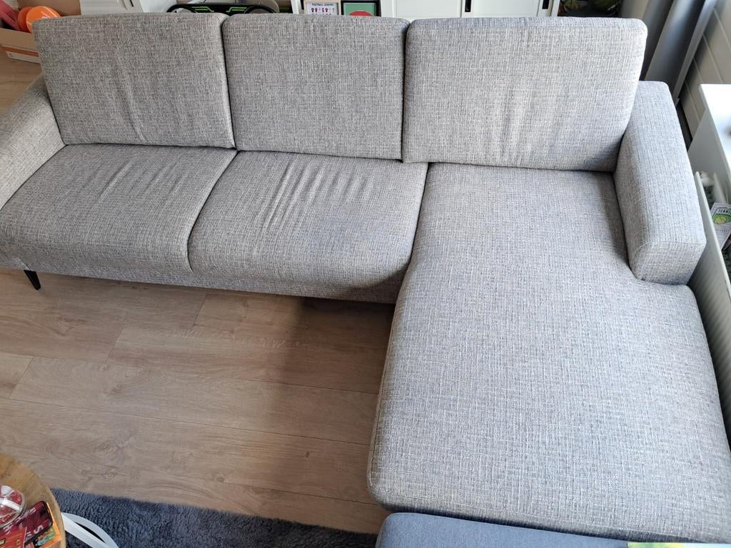 Mooie hoekbank, Huis en Inrichting, Banken | Complete zithoeken, Ophalen, Zo goed als nieuw