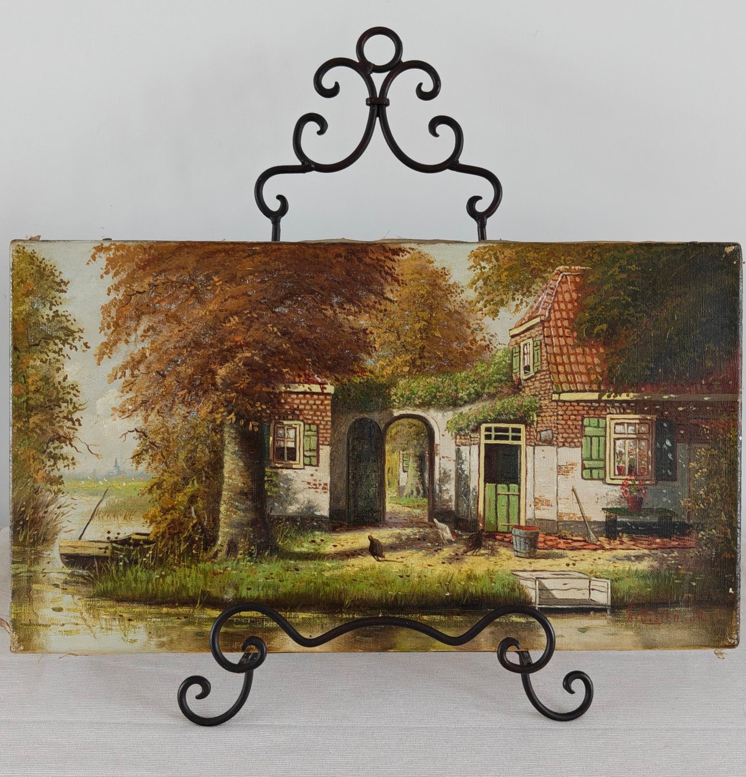 Thomas van Wissen (1866–1954) – Nederlands schilderij, 1947, Ophalen of Verzenden