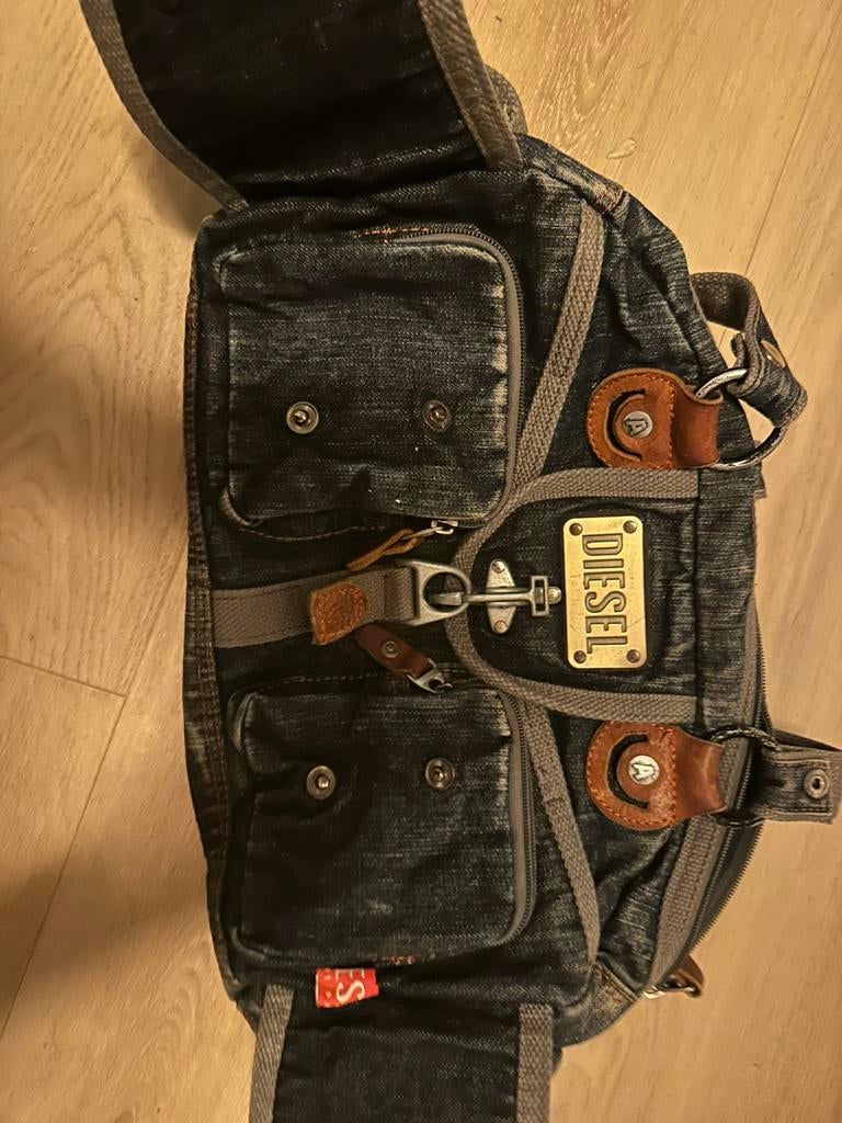 Diesel Jeans Tas, Ophalen, Zo goed als nieuw, Blauw, Handtas