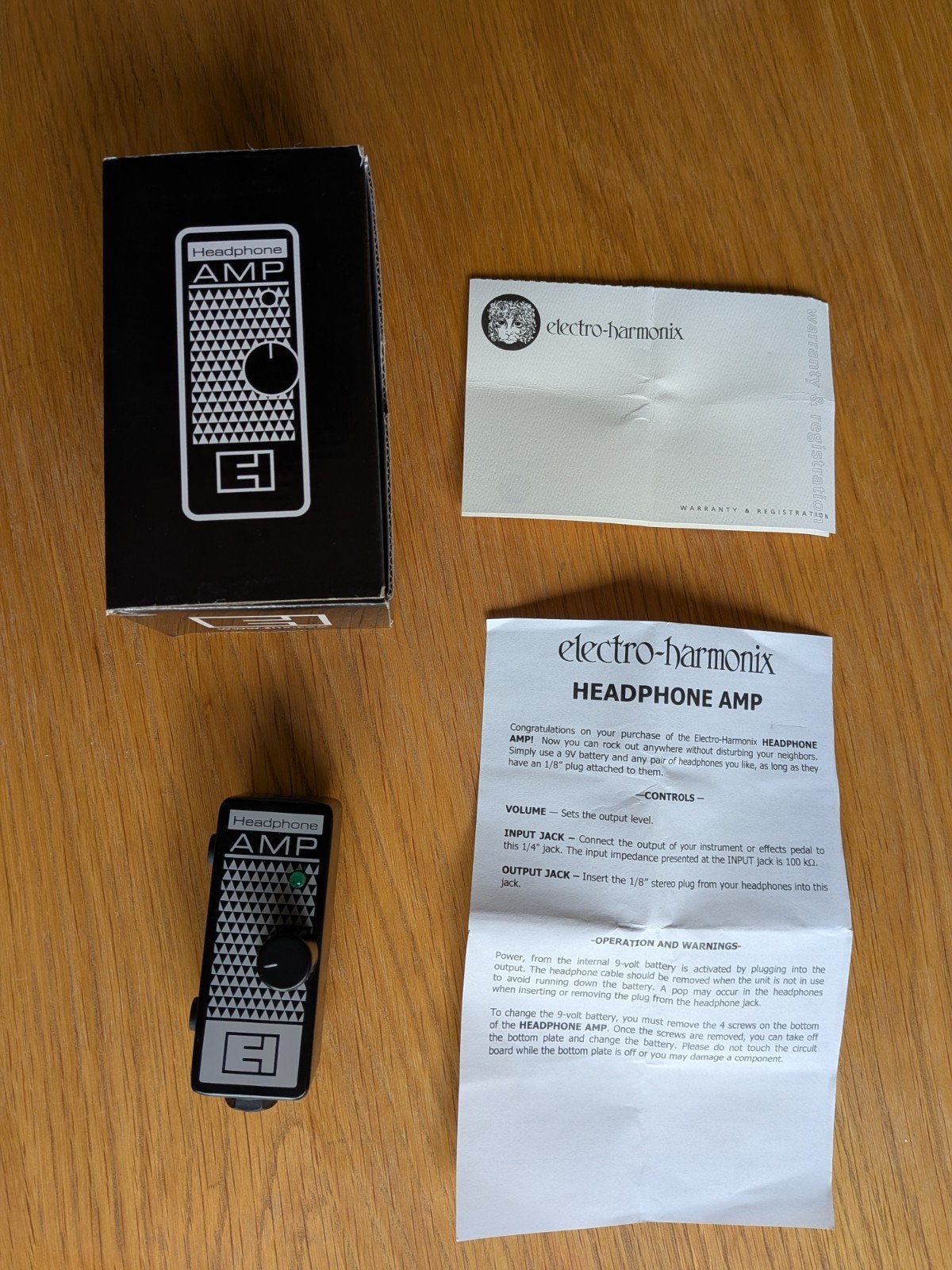 Electro-Harmonix Hoofdtelefoon AMP - Draagbare Versterker, Overige merken, Overige typen, Ophalen of Verzenden, Zo goed als nieuw