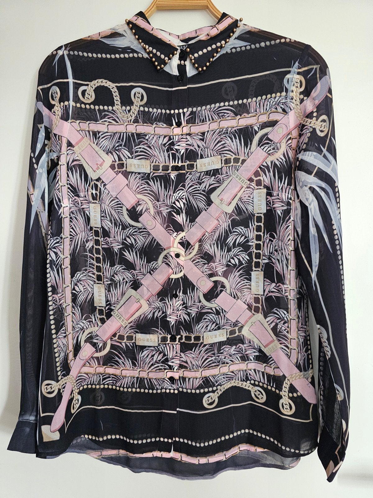 GUESS; WAANZINNIG MOOIE BLOES L € 17,50, Ophalen of Verzenden, Zo goed als nieuw