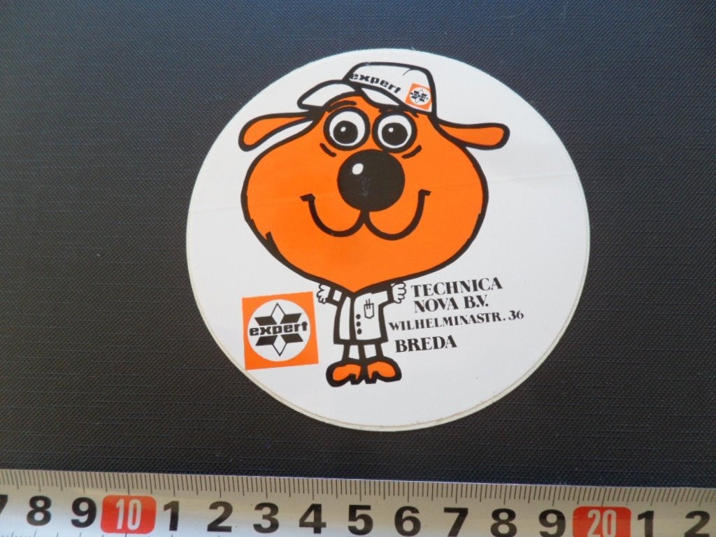 stickerBreda EXPERT TECHNICA NOVA BV Wilhelminastraat 36, Ophalen of Verzenden, Zo goed als nieuw