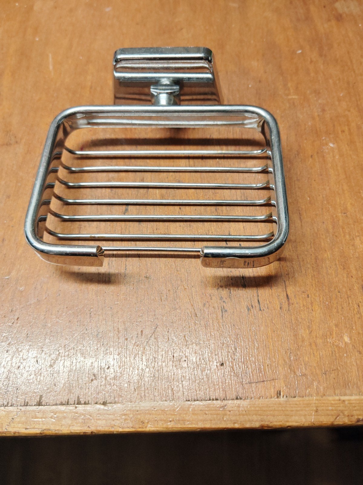 Geesa Roestvrijstalen Zeepbakje voor Badkamer of Douche, Ophalen of Verzenden, Gebruikt, Zilver, Zeepdispenser/zeepbakje