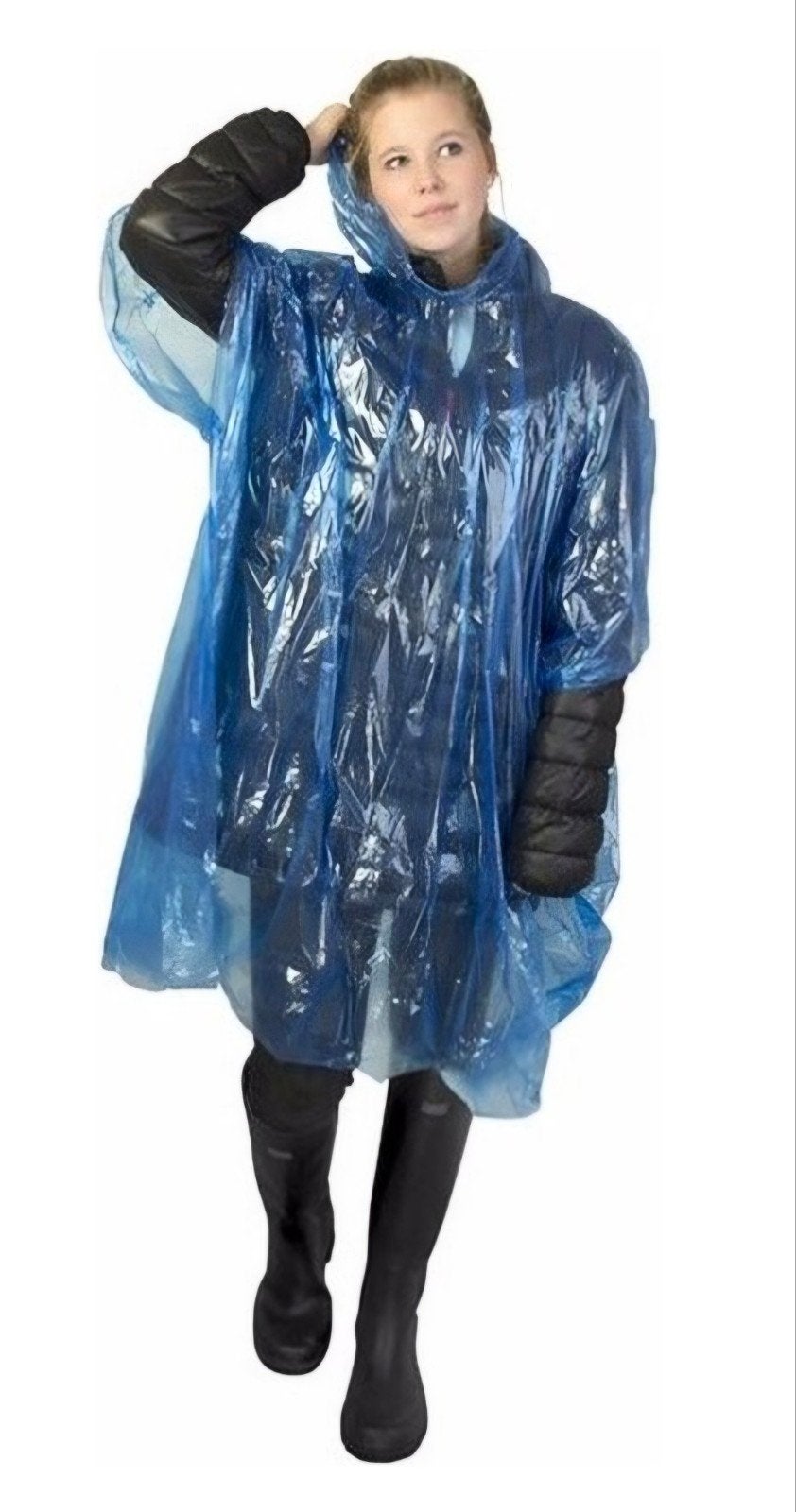 Wegwerp regenponcho - Ideaal voor festivals en evenemen, Ophalen of Verzenden, Nieuw, Regenpak, Heren
