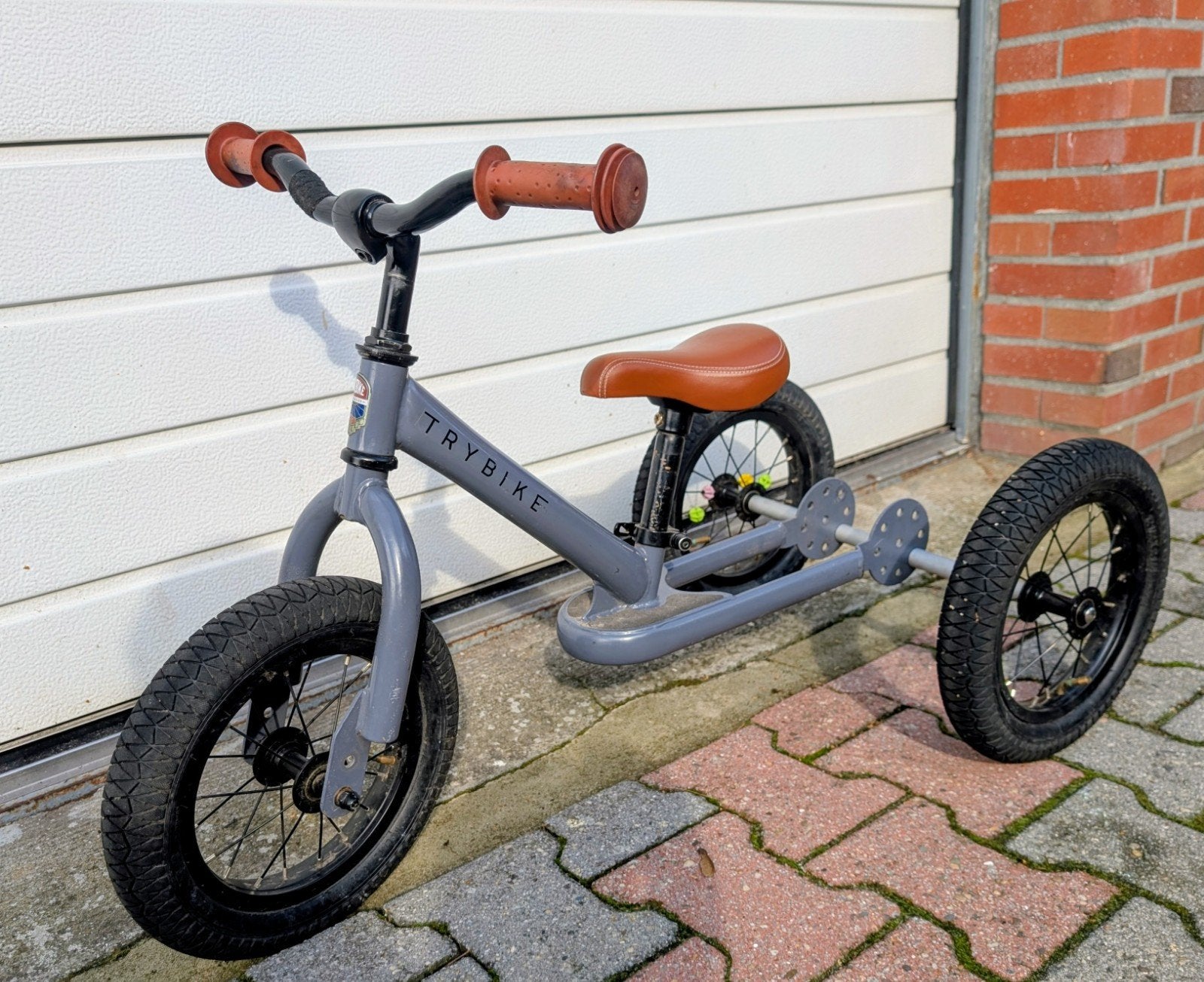 Trybike Loopfiets - Om te bouwen naar tweewieler, Ophalen