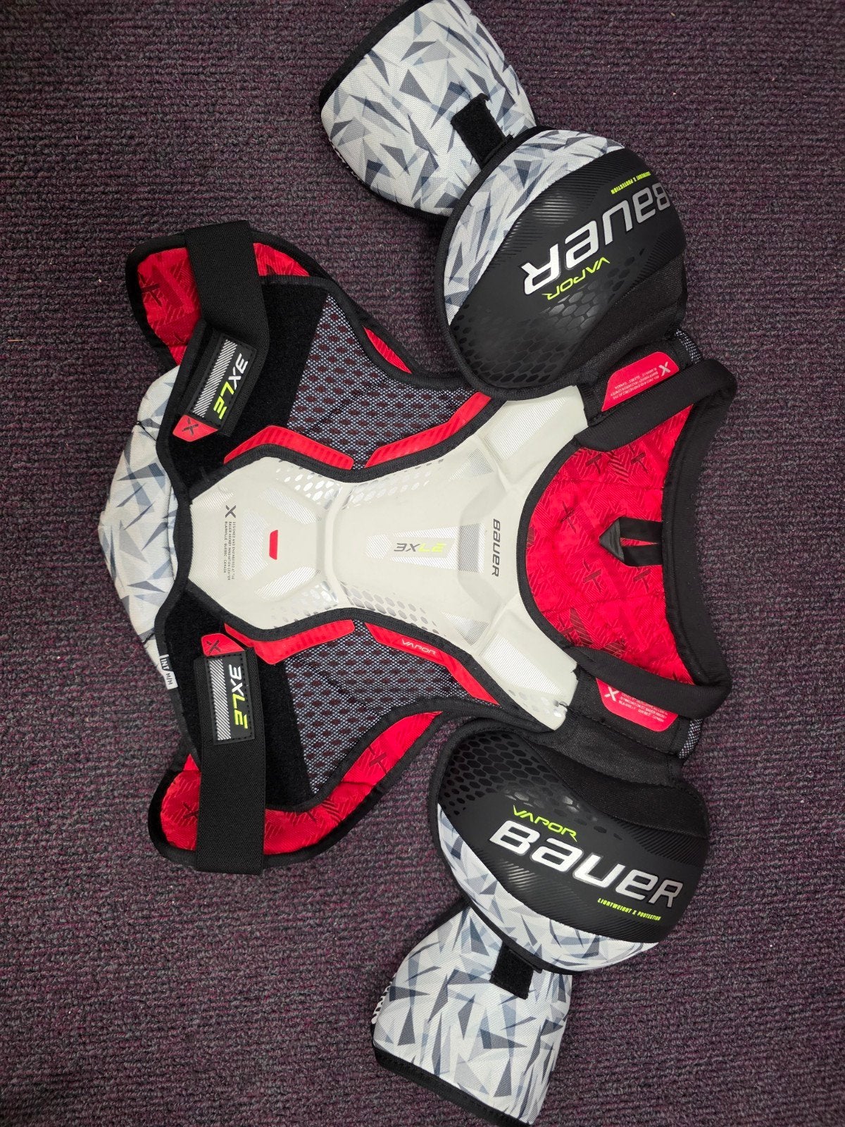 Bauer Vapor 3X Lite Bodyprotector - Maat Intermediate Medium, Sport en Fitness, IJshockey, Ophalen of Verzenden, Zo goed als nieuw