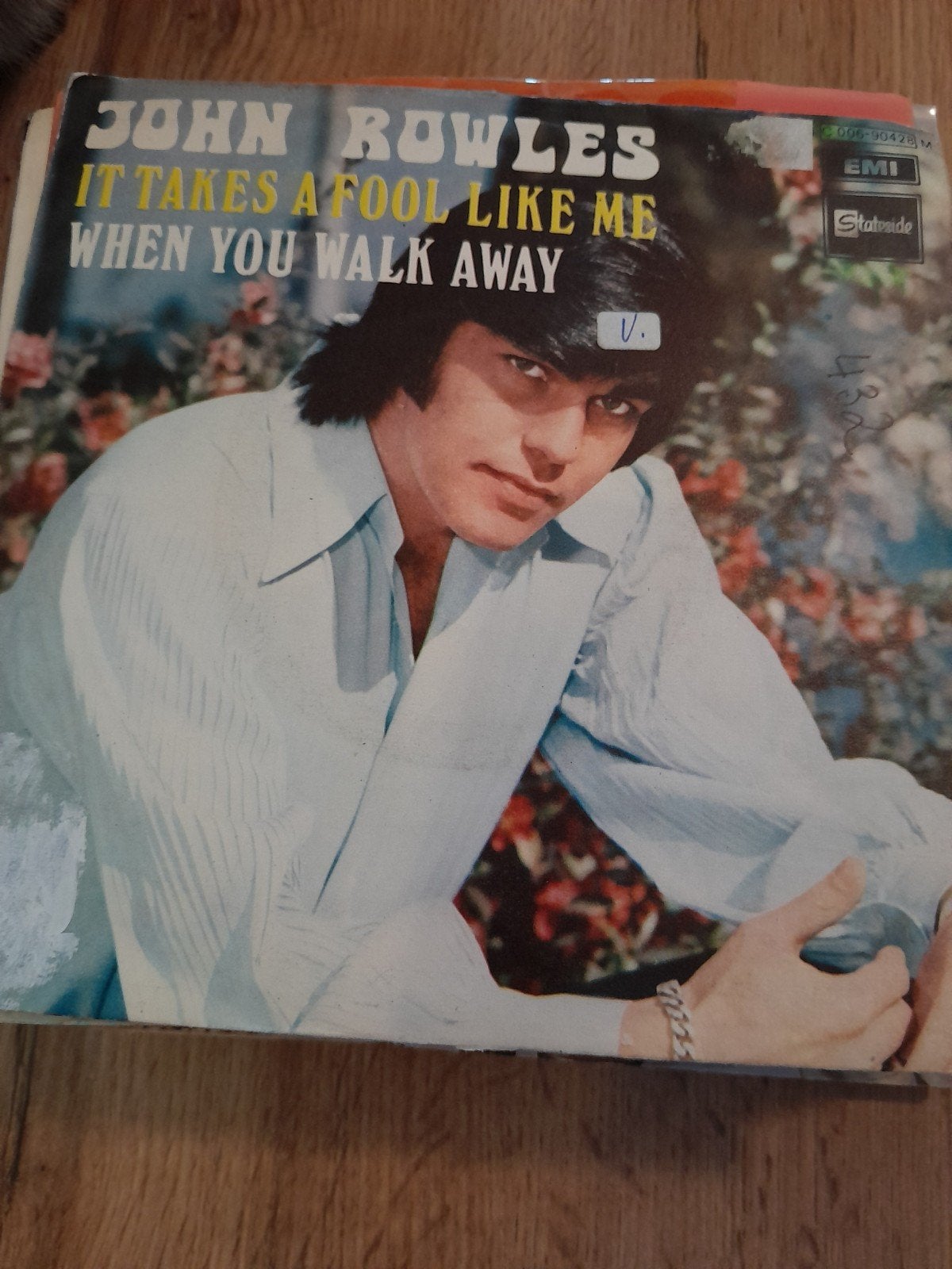 John rowles 7inch it takes a fool like me, Cd's en Dvd's, Ophalen of Verzenden, Zo goed als nieuw, Pop