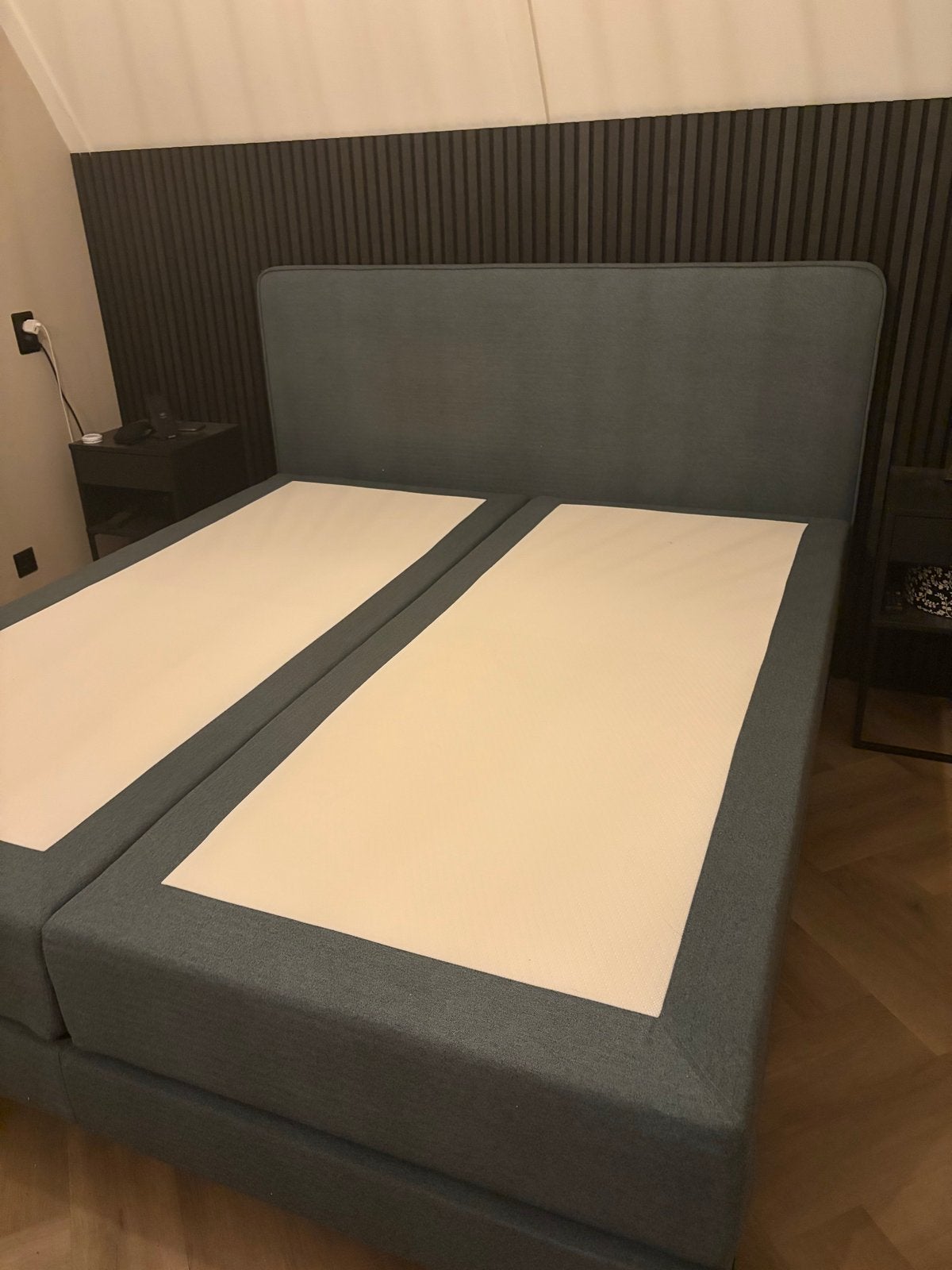 Swiss Sense tweepersoonsbed (boxspring), Ophalen, Tweepersoons, Zo goed als nieuw, 180 cm